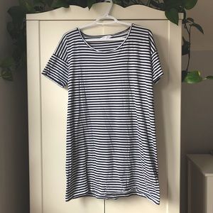 Everlane cotton striped T-shirt dress